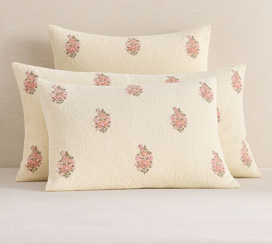 Maisie Embroidered Chenille Duvet Cover | Pottery Barn (US)