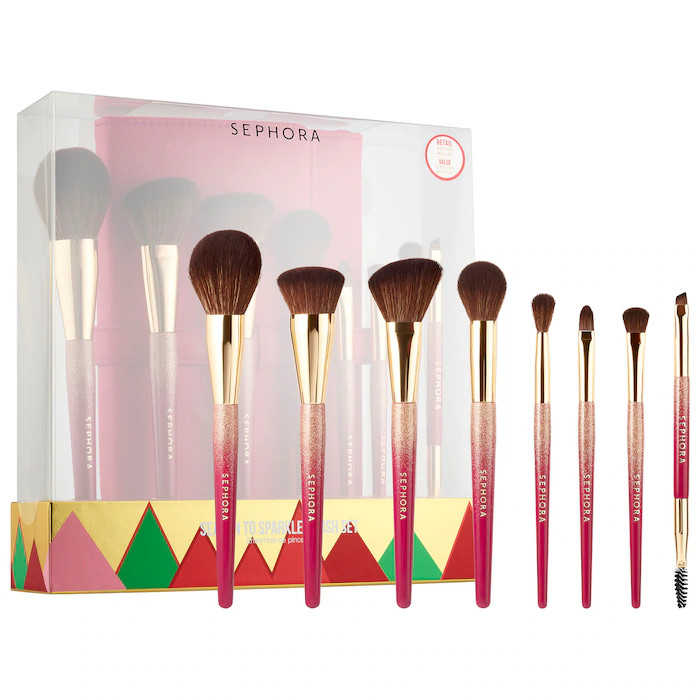 Season to Sparkle 8 Piece Makeup Brush Set | Sephora (US)