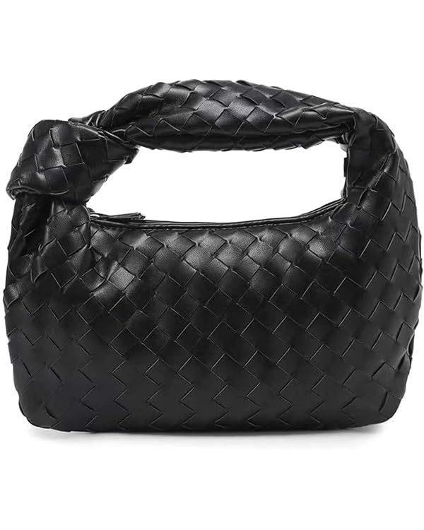 AyTotoro Women Knoted Woven Handbag Designer Ladies Fashion PU Leather Top Handle Hobo Shoulder B... | Amazon (US)