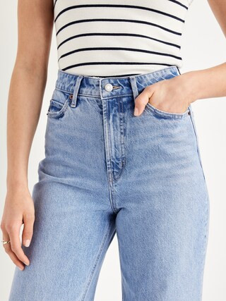 Extra High-Waisted Wide-Leg Jeans | Old Navy (CA)