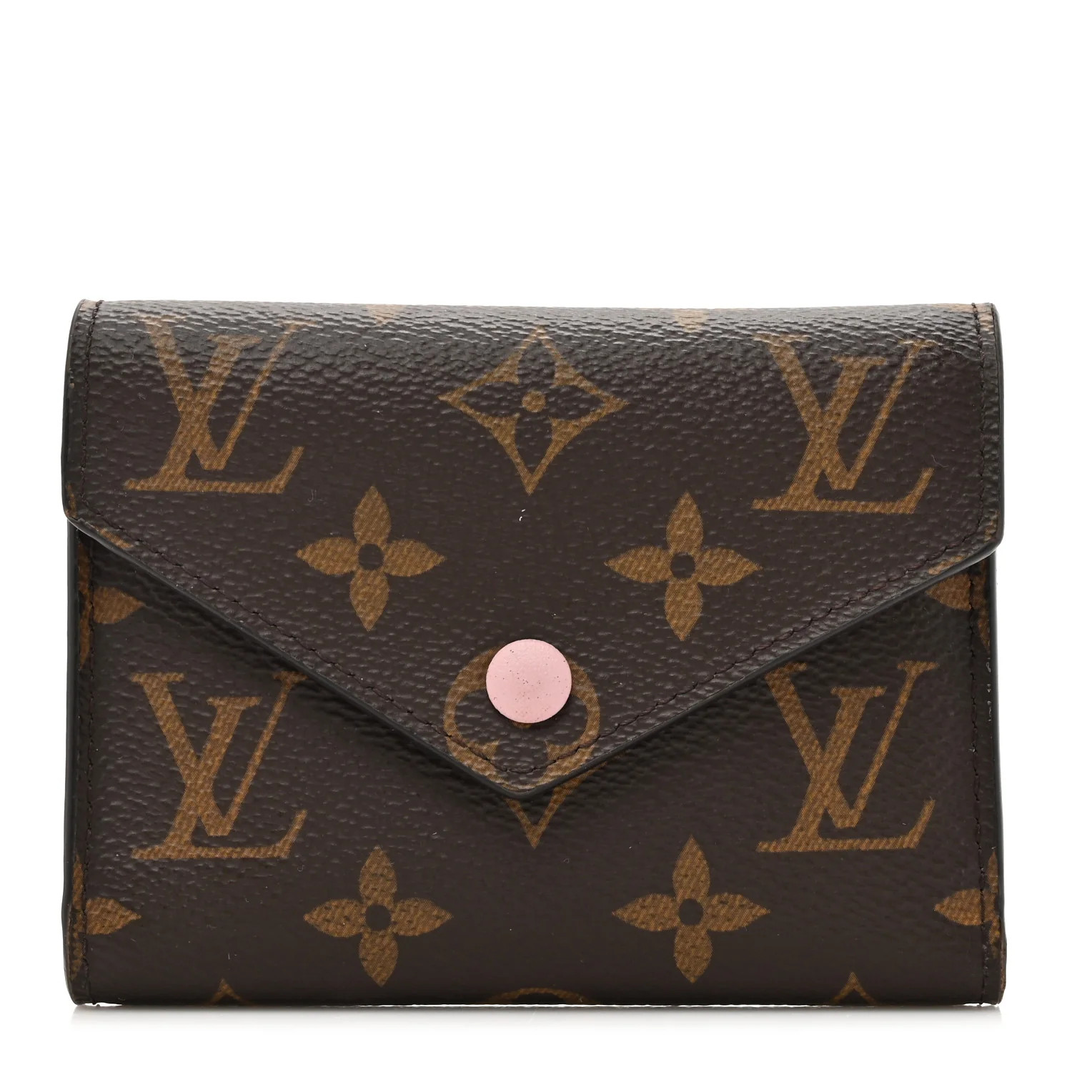 Monogram Victorine Wallet Rose Ballerine | FASHIONPHILE (US)