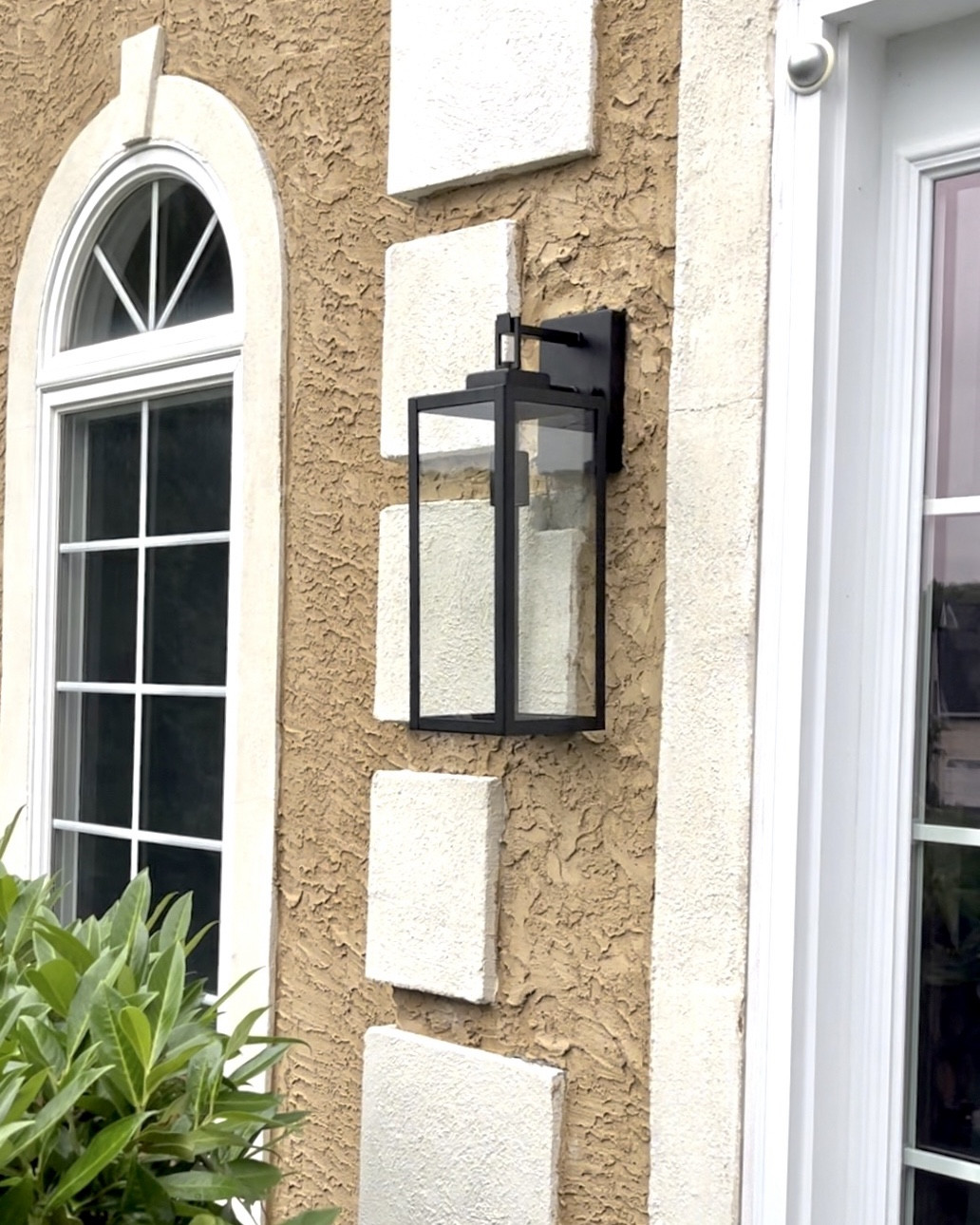 Swapped out my old lights with these new modern ones! They automatically turn on at dusk, and turn off at dawn.  I leave the switch turned on, and they regulate themselves. I've had for over a year and have never had an issue. Highly recommend! 

Home, front door, lighting, home lighting, home security, modern lighting, DIY 



#LTKmidsize #LTKfindsunder100 #LTKhome