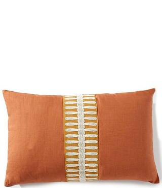 Southern Living Simplicity Collection Applique Lumbar Pillow | Dillard's | Dillard's