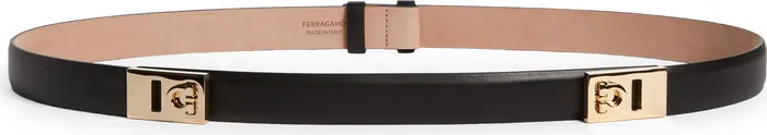FERRAGAMO Donna Double Gancio Expandable Leather Belt | Nordstrom | Nordstrom