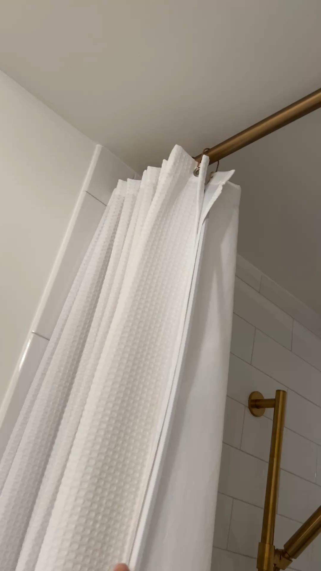 Shower curtain and liner we have in the guest bathroom while we decide on the shower door

#LTKmorningroutine #LTKOver40 #LTKHome