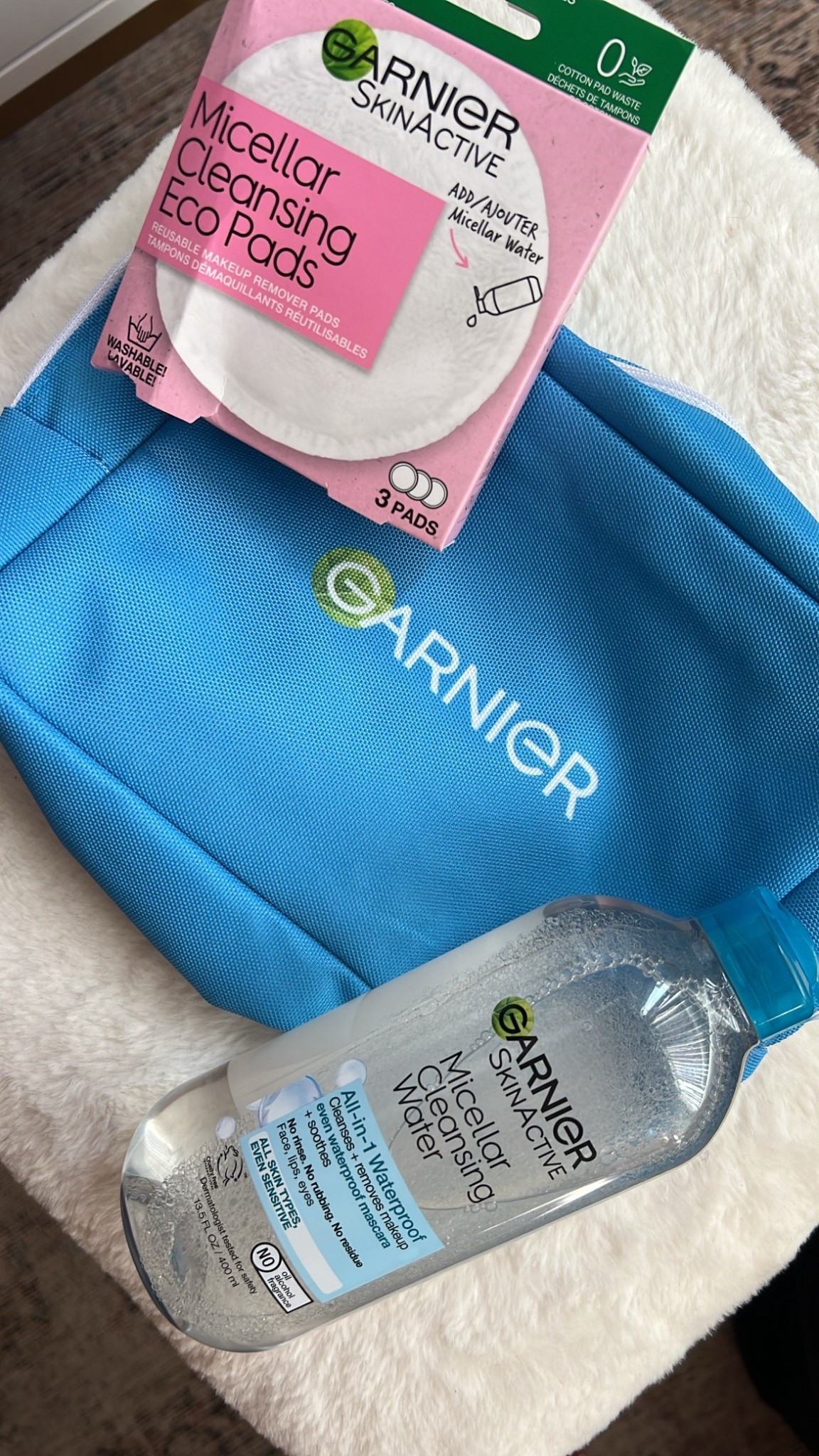 The Garnier Micellar Cleansing Water is my go-to for removing waterproof makeup, dirt, and oil without any harsh rubbing—plus it’s gentle enough for sensitive skin. I pair it with the Garnier Micellar Cleansing Eco Pads, which are washable and reusable, making them both eco-friendly and perfect for everyday use. Together, they’re such a simple, effective, and sustainable duo for a fresh, clean glow—definitely an LTK skincare must-have.

#LTKBeauty
