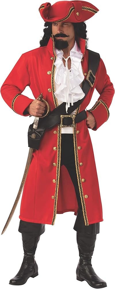 Rubie's mens Opus Collection Pirate Captain Costume | Amazon (US)