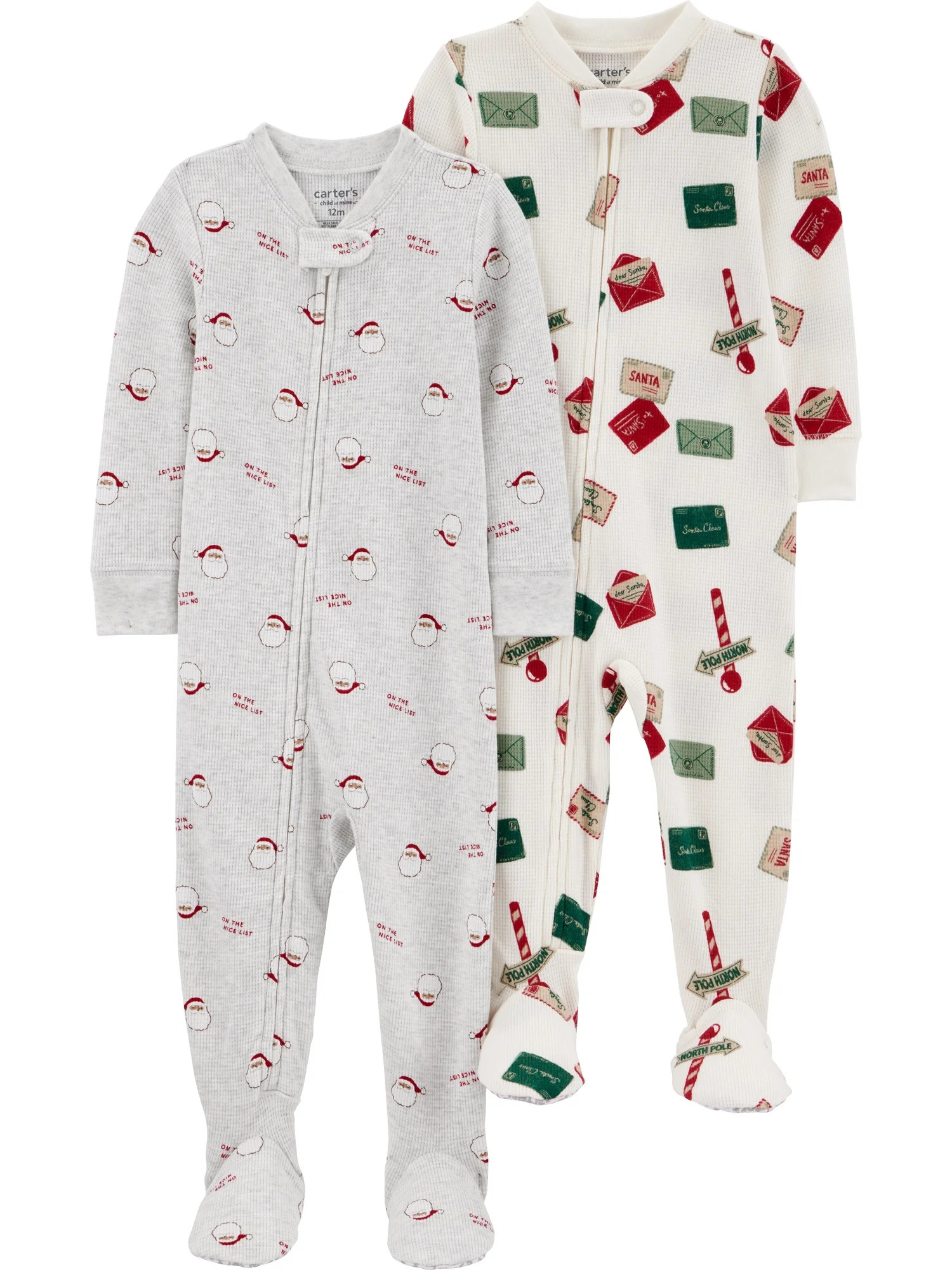Carter's Child of Mine Baby and Toddler Pajama, 2-Pack, One-Piece, Sizes 12M-5T | Walmart (US)