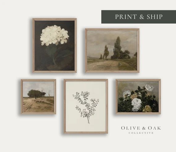 MAILED Art Prints / Vintage Country Art Print SET / Gallery | Etsy | Etsy (US)