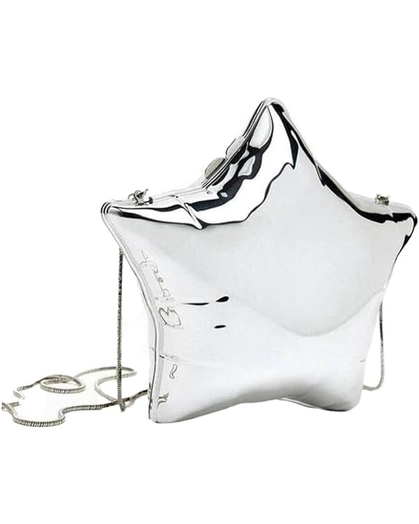WuDiaoer Women Acrylic Clutch Purse Star Shape Handbag Unique Evening Bag Chain Crossbody Bag for... | Amazon (US)