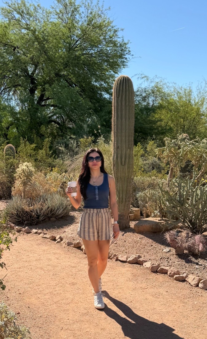 Ladies these super lightweight striped shorts are THE BEST warm weather travel piece💕I paired them with the cute fitted tank top for a day of adventure💕 LOVE #springoutfits and stylish #traveloutfits

#LTKootd #LTKdayinmylife #LTKTravel