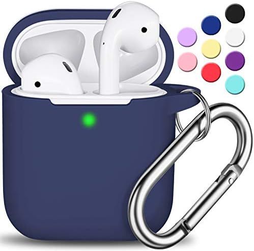 Amazon.com: AirPods Case Cover with Keychain, R-fun Full Protective Silicone AirPods Accessories ... | Amazon (US)