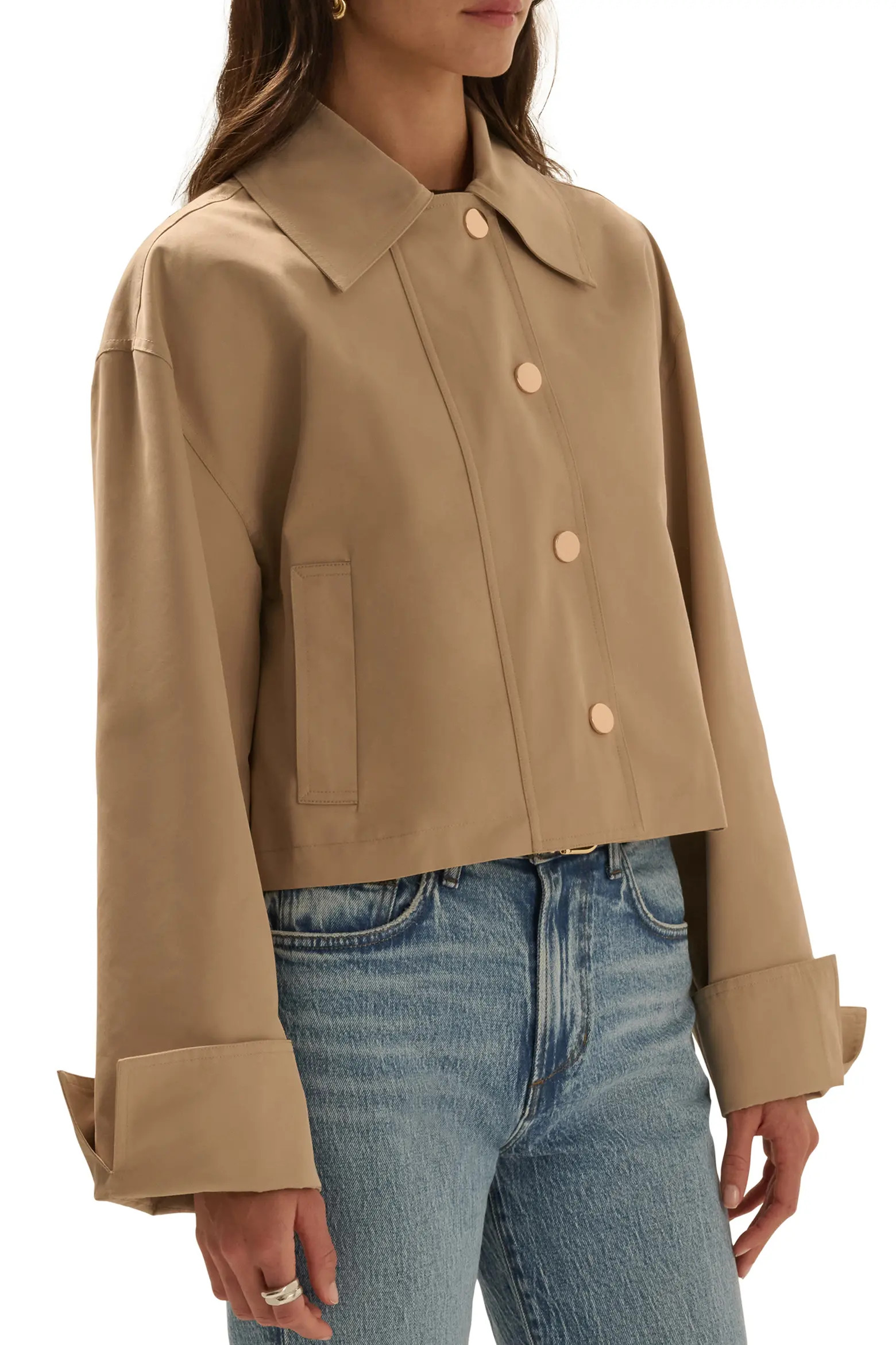 Favorite Daughter The Rue Cropped Trench (Women) | Nordstrom | Nordstrom