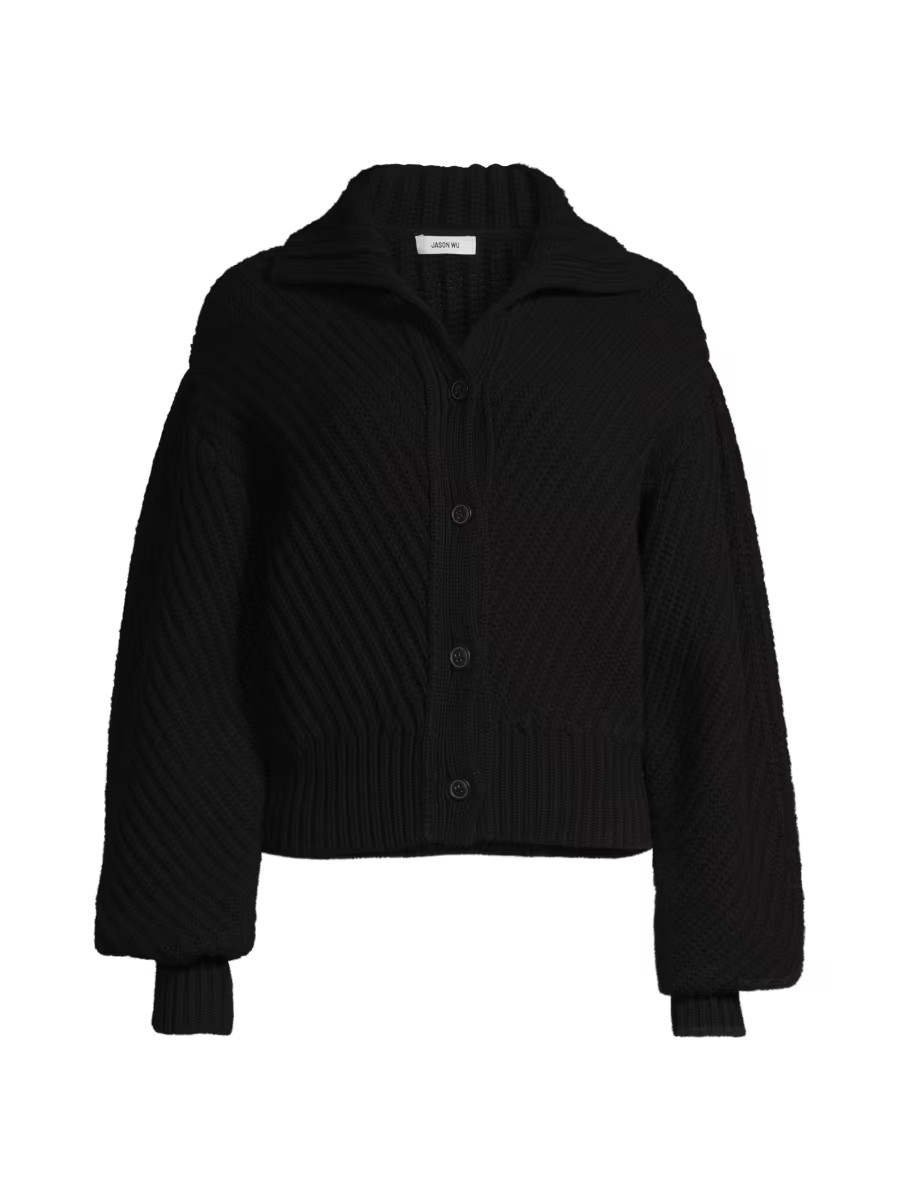 Rib-Knit Sweater Jacket | Saks Fifth Avenue