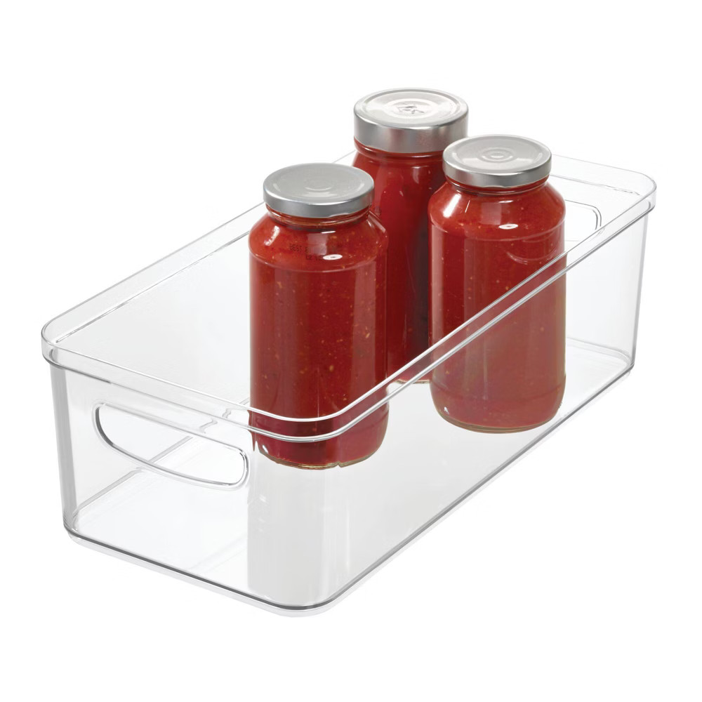 iDESIGN 8""x16""x5"" Crisp Bin Clear | Target
