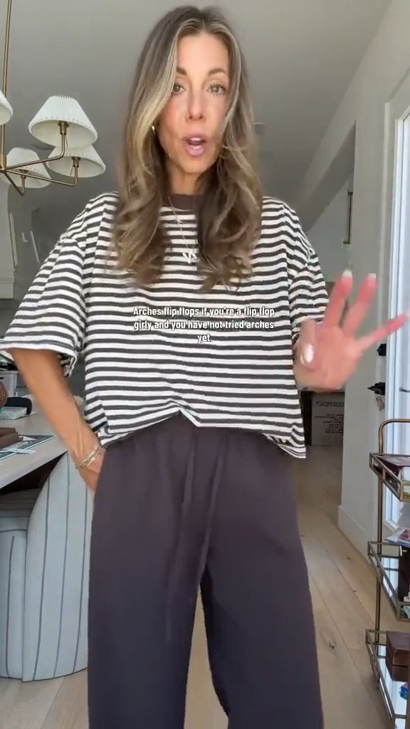 The best pants ever and my go to Amazon tee!! Size small tee. Size small pants. If in between size up if you like the baggier fit! Archie’s flip flops are my fave!

#LTKgrwm #LTKdayinmylife #LTKmomlife