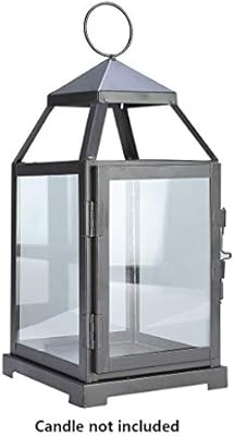 JHY Design Decorative lanterns-12inch High Metal Candleholder Or Vintage Style Hanging Lantern fo... | Amazon (US)
