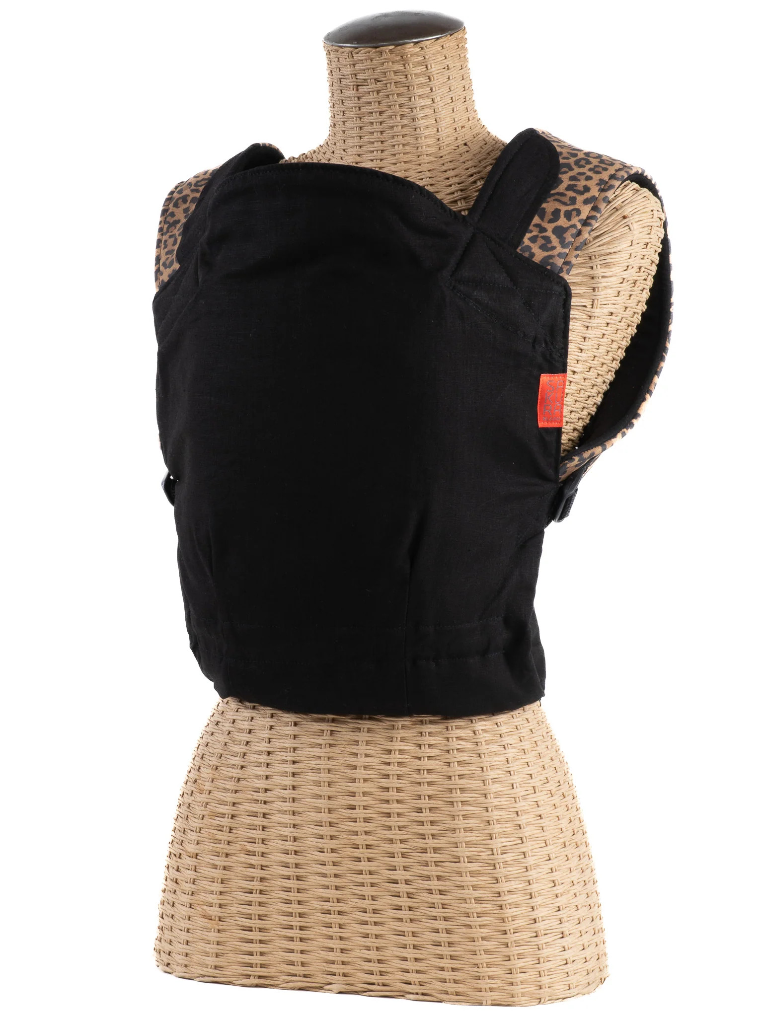 Jet and Leopard Leather Scout | Sakura Bloom