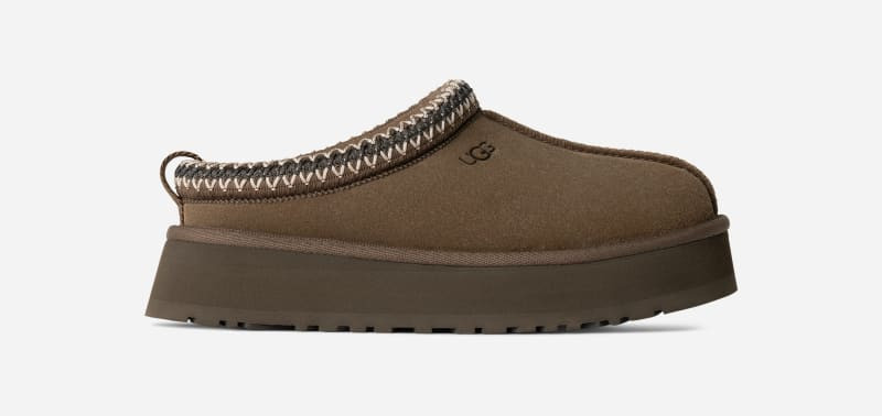 UGG® Women's Tazz Suede Slippers in Hickory, Size 12 | UGG (US)