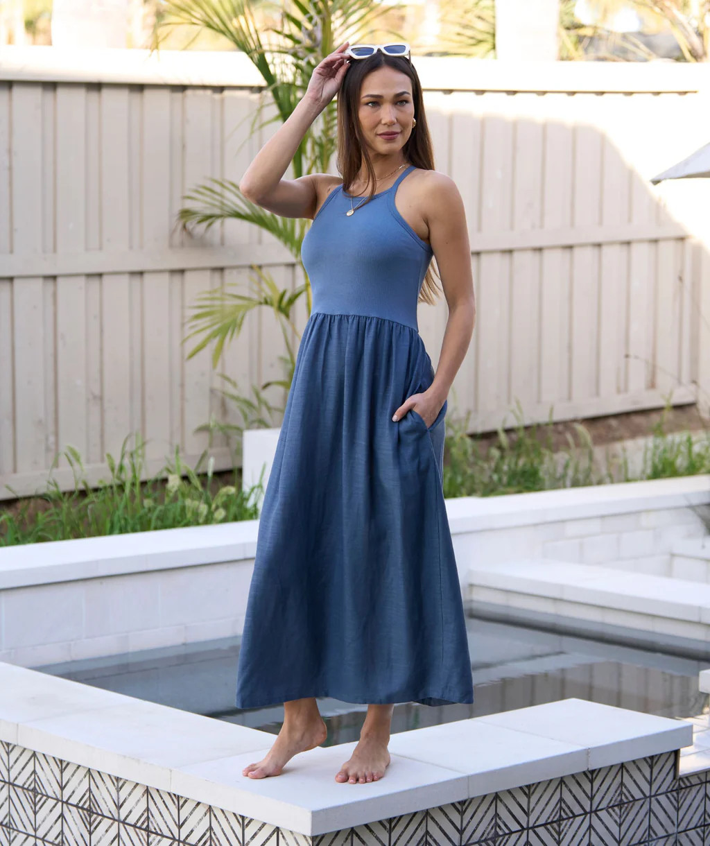 The Lola Linen Bra Dress | Shebird