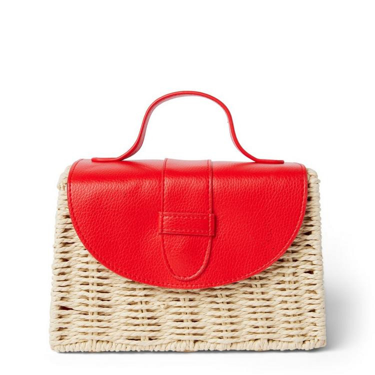 Pebbled Flap Straw Purse | Janie and Jack