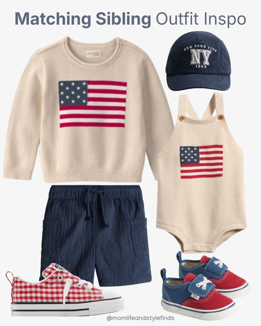 Matching sibling outfits for the upcoming holidays! 

#matchingoutfits #siblingoutfits #babysummerclothes #babyboyfashion #toddlerboystyle #toddlerfashion #4thofjulyoutfits 

 #LTKSeasonal #LTKBaby #LTKKids