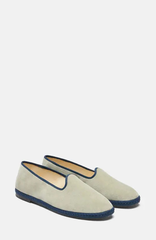 SCAROSSO Rocks Slippers in Ice - Velvet at Nordstrom, Size 44 | Nordstrom