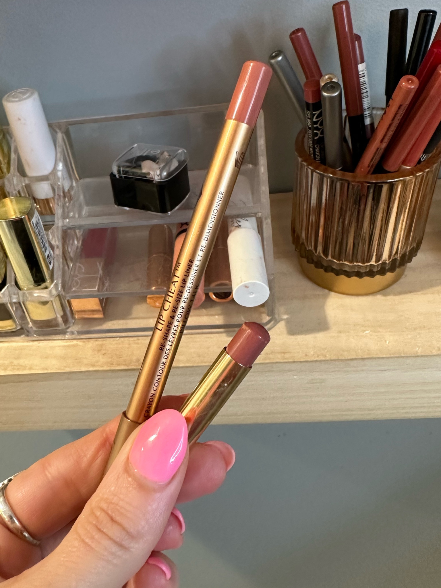 Charlotte tilbury Pillowtalk lipliner dupe! Milani lipliner in shade nude 

#LTKsalealert #LTKunder50 #LTKbeauty