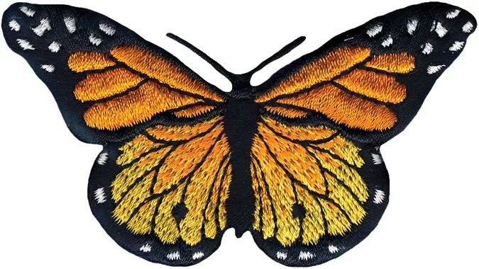 Wrights Iron-On Applique-Monarch Butterfly | Walmart (US)