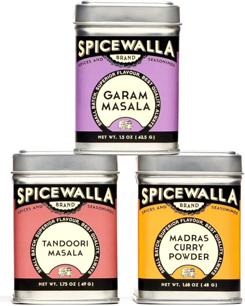 Spicewalla Masala Indian Spice 3 Pack | Garam Masala, Madras Curry Powder, Tandoori Masala | Non-... | Amazon (US)