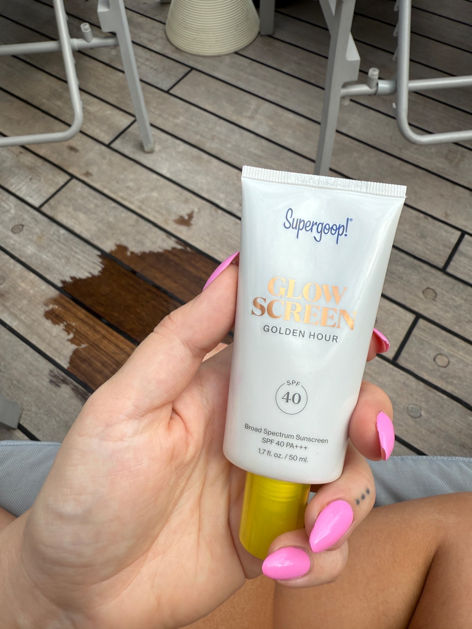 Glow Screen spf40 hydrates skin, also a makeup grip primer & doubles as a highlighter. I honestly didn’t need any foundation on top it gives the most beautiful bronzed finished skin. 

#LTKgiftguide #LTKbeauty #LTKsummer