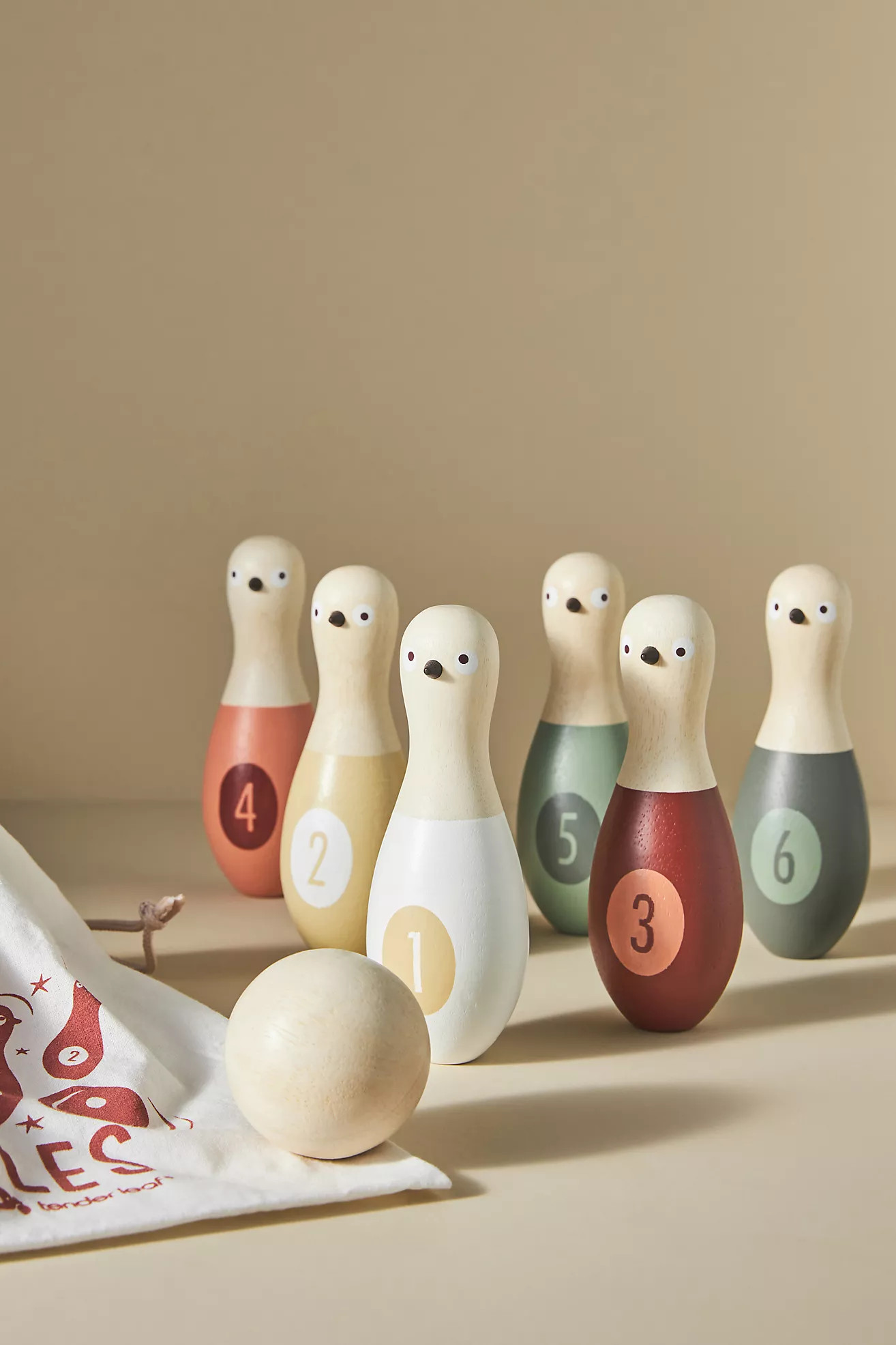 Birdie Skittles Wooden Game | Anthropologie (US)