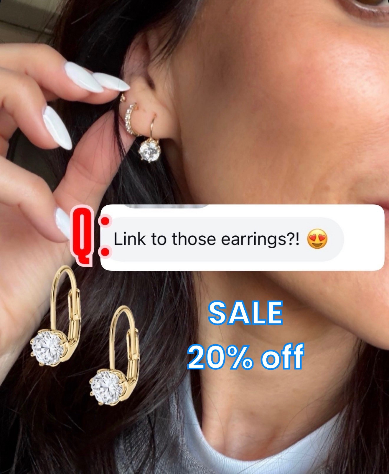 Electric picks earrings on sale, 20% off.

#LTKSaleAlert #LTKOver40