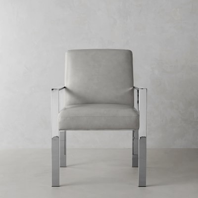 Mercer Leather Dining Armchair | Williams-Sonoma