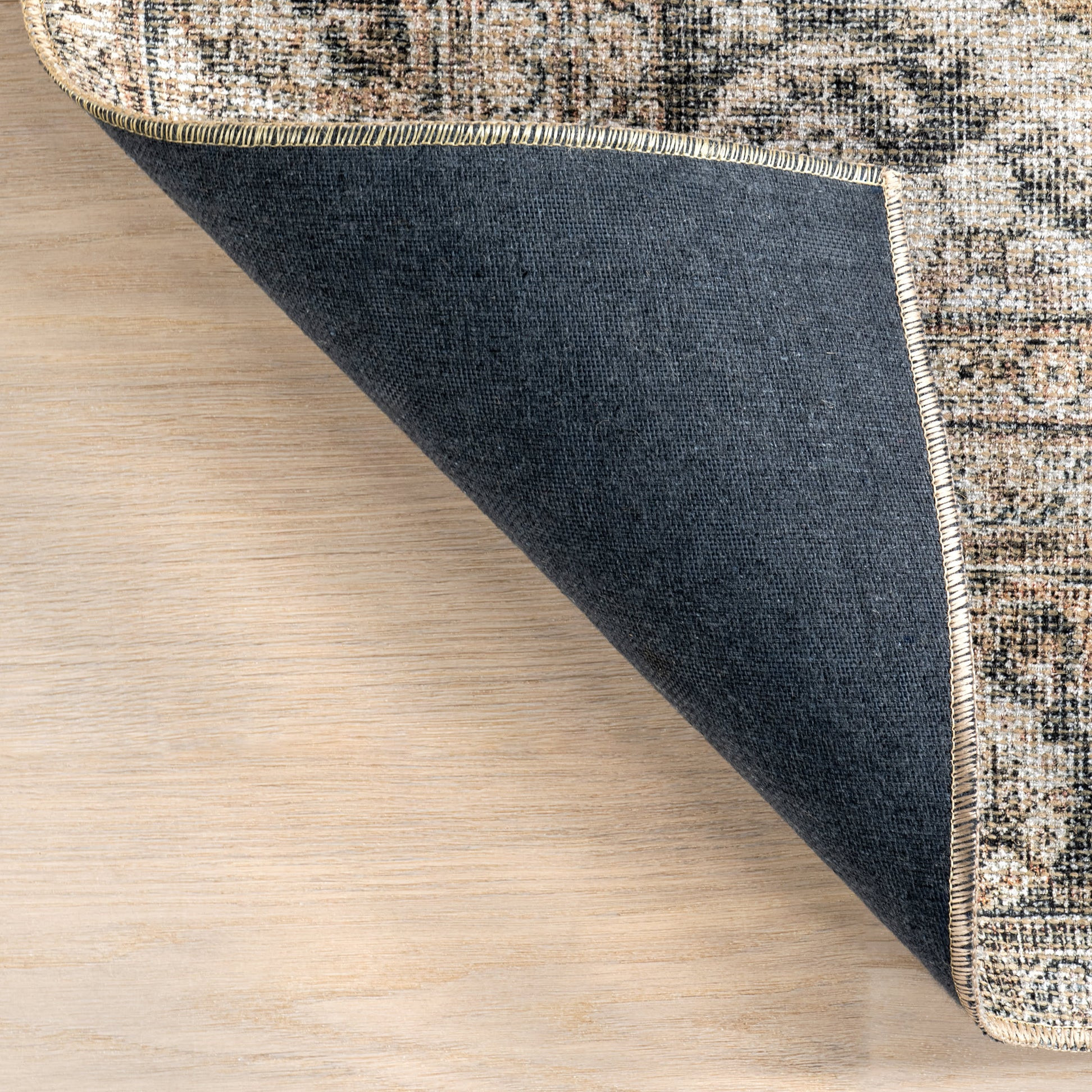 Frenchtown Antiqued Jute-Blend Rug | Dark Beige | Rugs USA