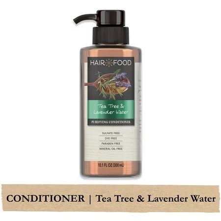 Hair Food Sulfate Free Conditioner, Tea Tree & Lavender, 10.1 Fl Oz | Walmart (US)