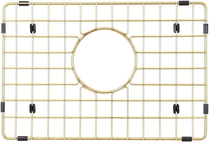 Starstar Sinks Protector Matte Gold 304 Stainless Steel Kitchen Sink Bottom Grid, Rack (15 L x 13... | Amazon (US)