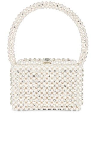 retrofete Eclipse Pearl Bag in White & Silver from Revolve.com | Revolve Clothing (Global)