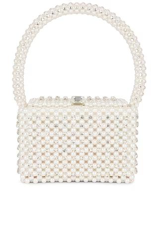 retrofete Eclipse Pearl Bag in White & Silver from Revolve.com | Revolve Clothing (Global)