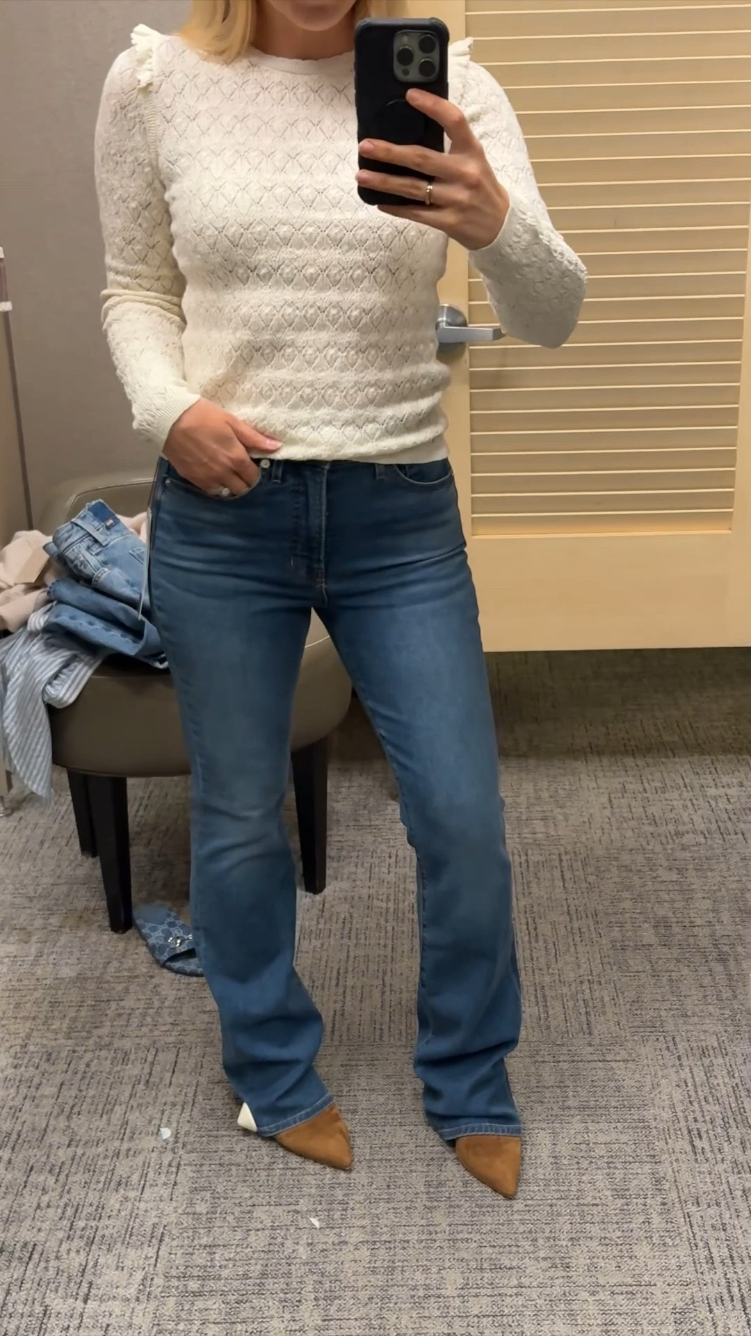 NEW FAVORITE JEANS!
Perfect bootcut WITH stretch 
Mother jeans 
Nordstrom Anniversary Sale

#LTKSaleAlert