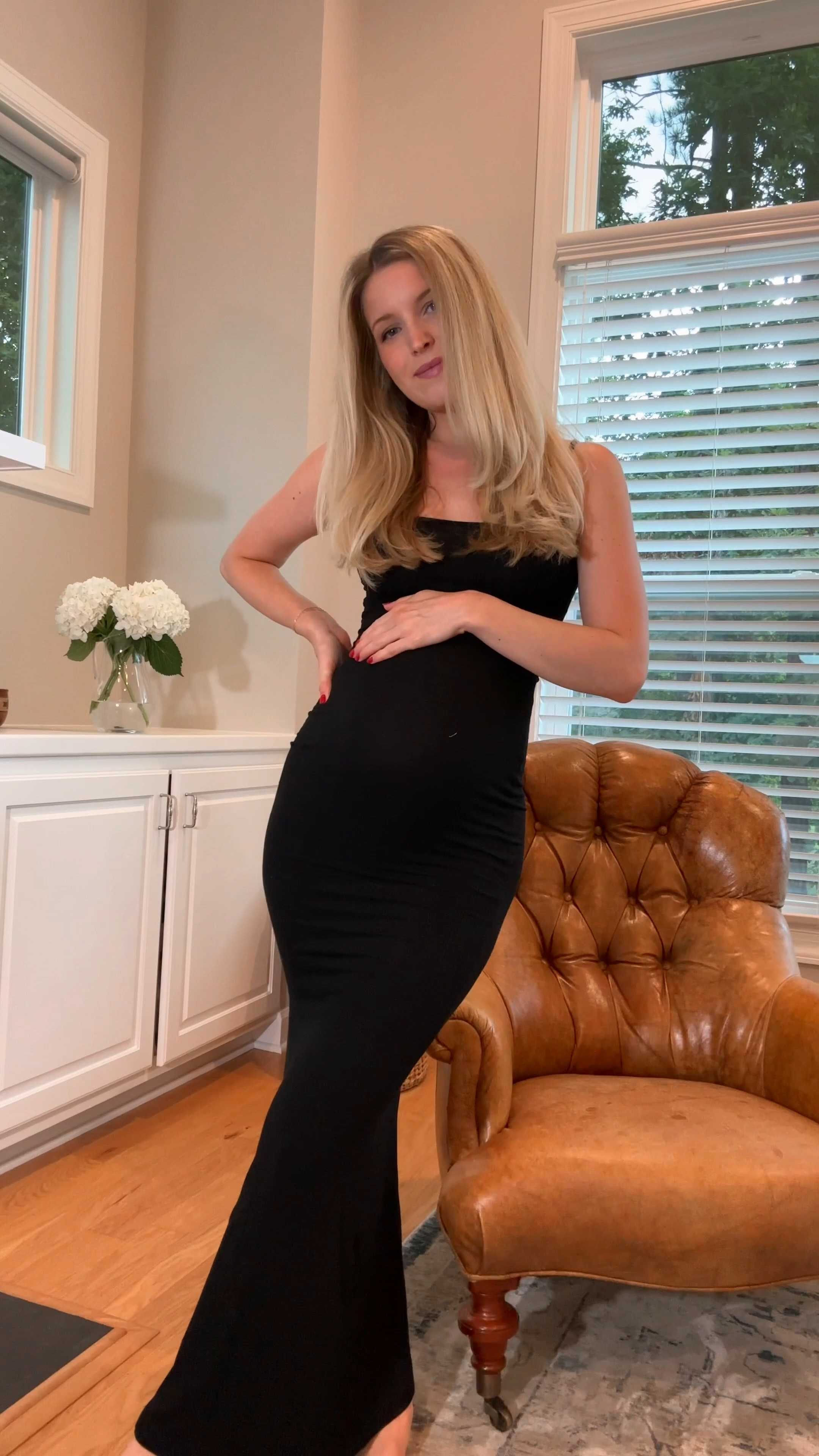 One of my top recommendations to anyone with a bump—the skims dress. 🙌🏼 I had this before I was pregnant and I love it even more now. Wearing an xs  

#LTKbump #LTKunder100 #LTKstyletip