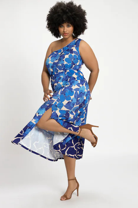 One Shoulder Dress | Maxi Dresses | Dresses | Ulla Popken - US & CA