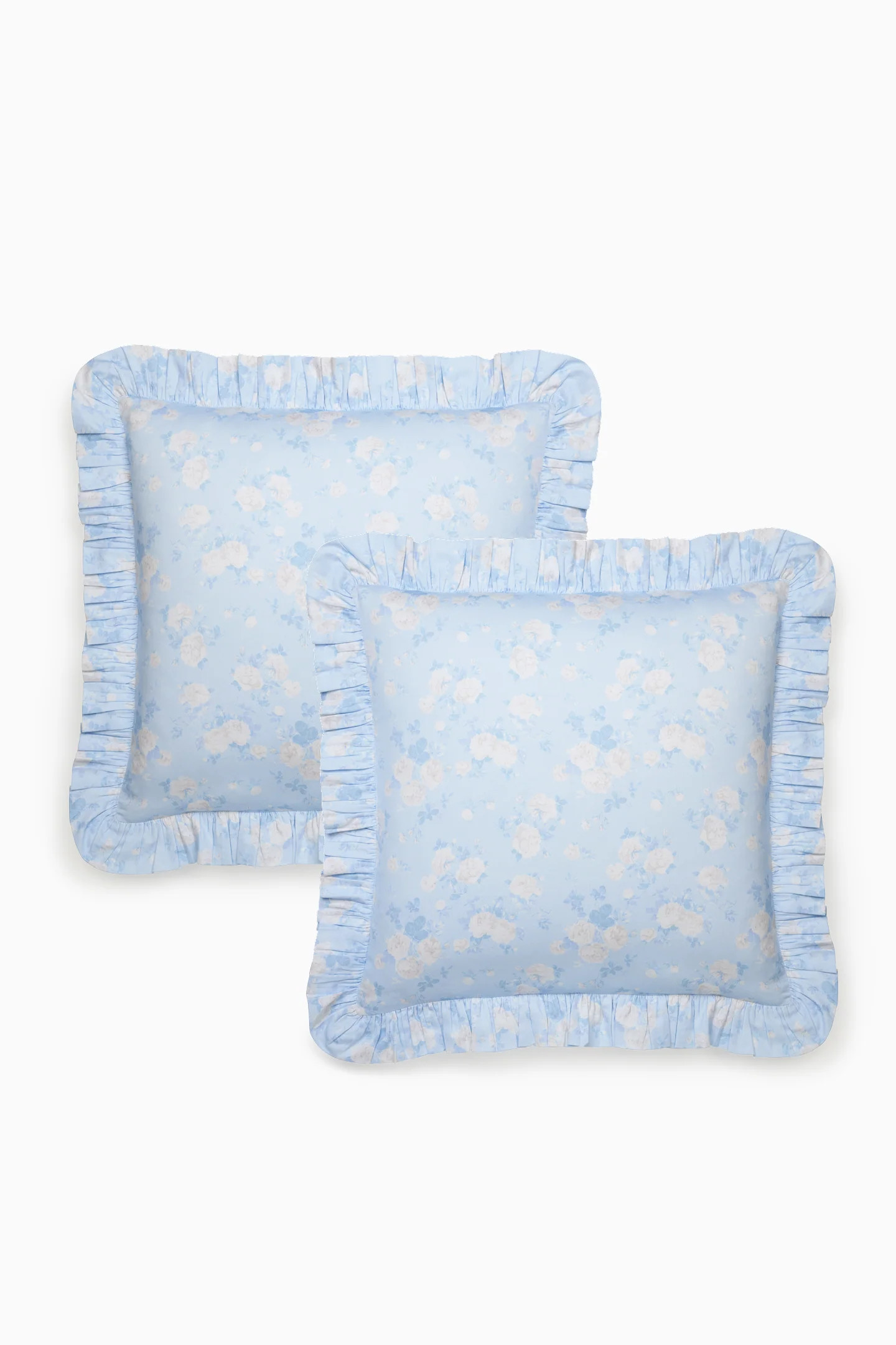 Boheme Ruffle Euro Sham Set Of 2 | LoveShackFancy