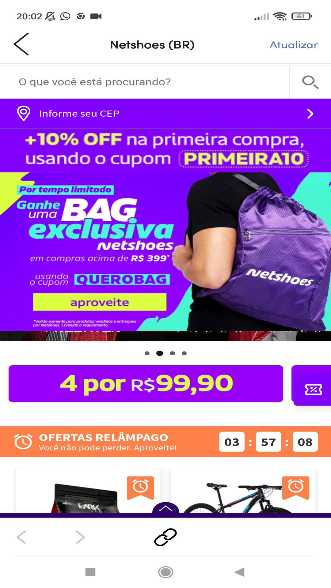 #PromoNetshoesConfira as melhores OPORTUNIDADES de Compras 🛒🛍️ 

#LTKbrasil #LTKpromo #LTKshoes