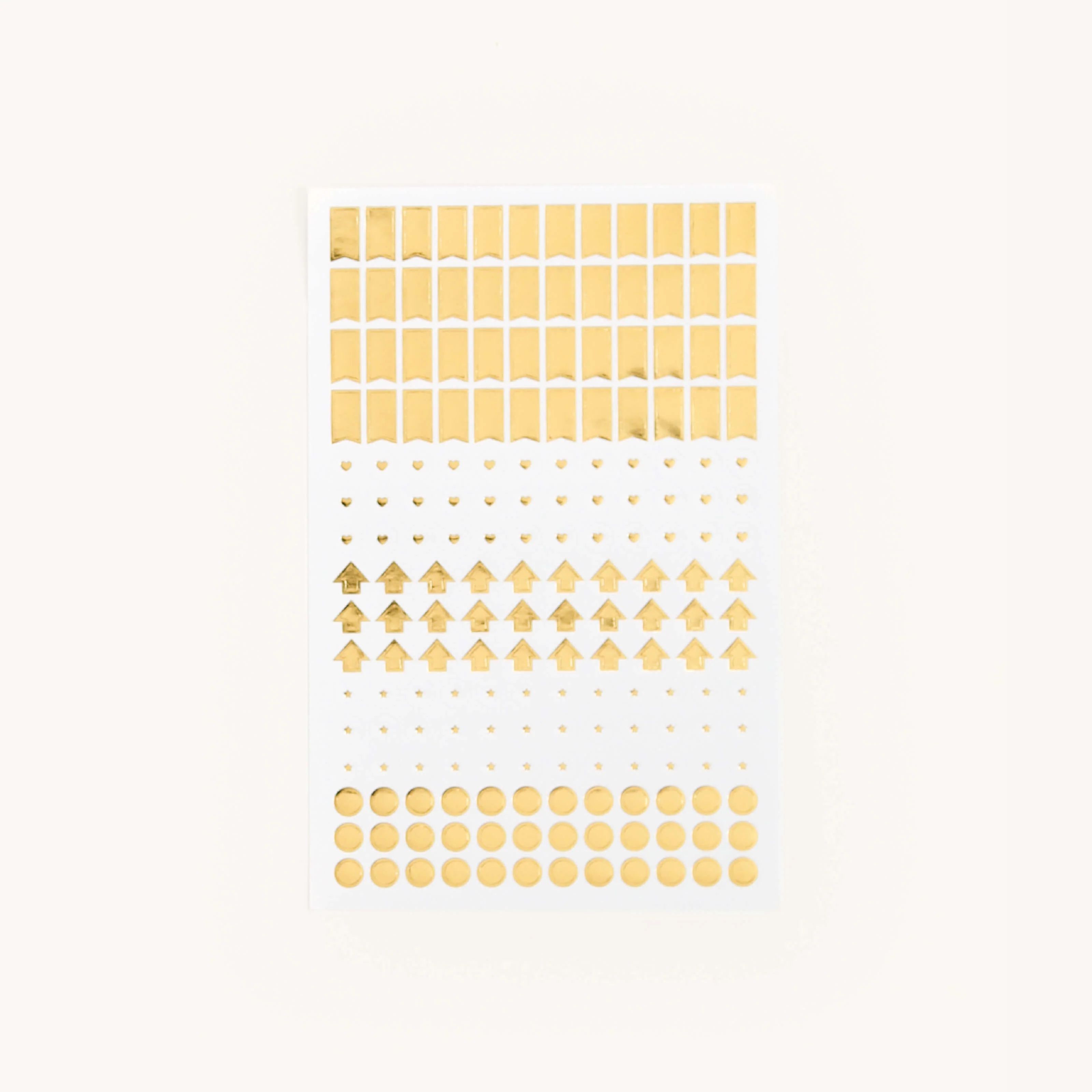 Sticker Set, Gold Foil | Simplified