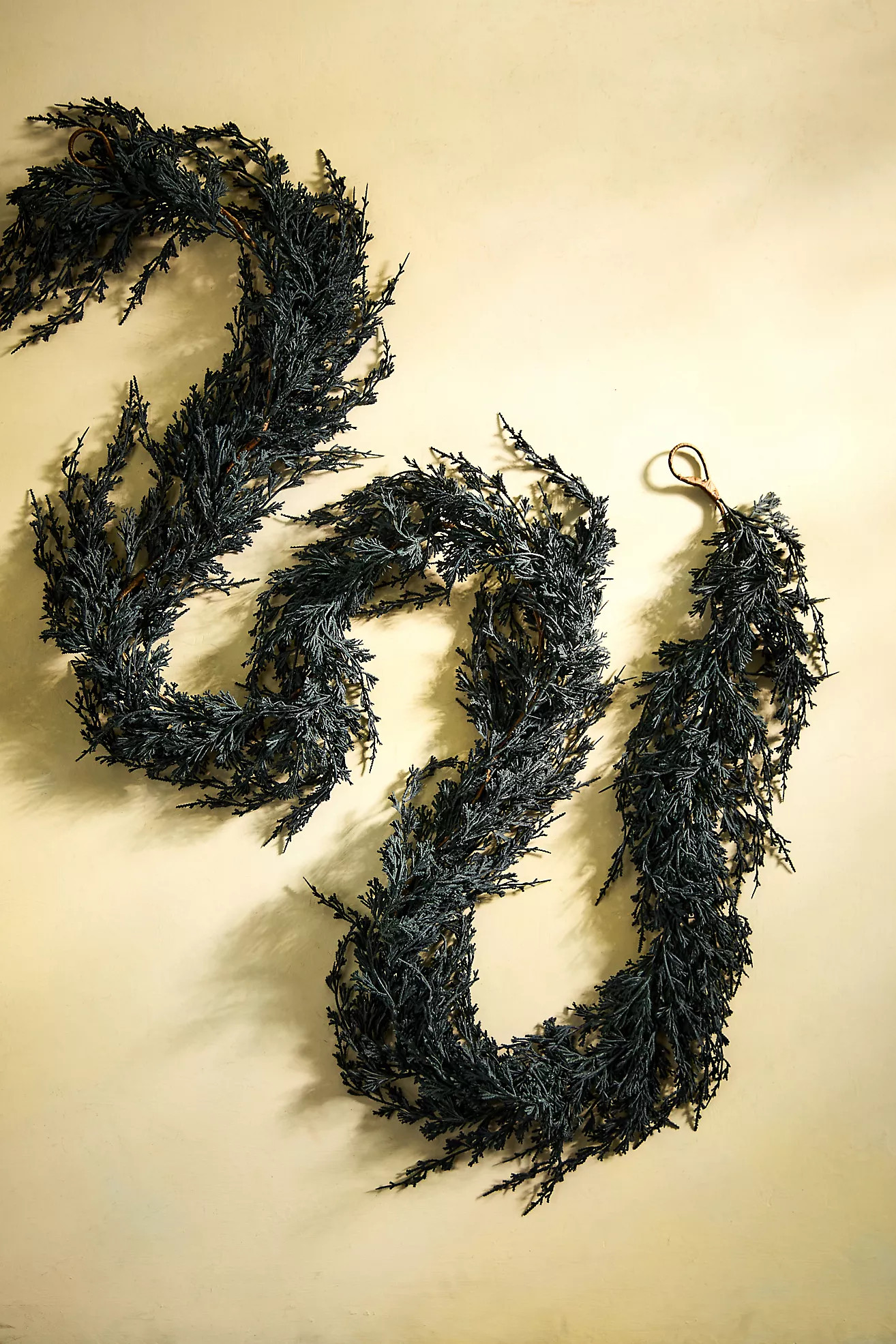 Faux Trailing Garland, Black | Anthropologie (US)