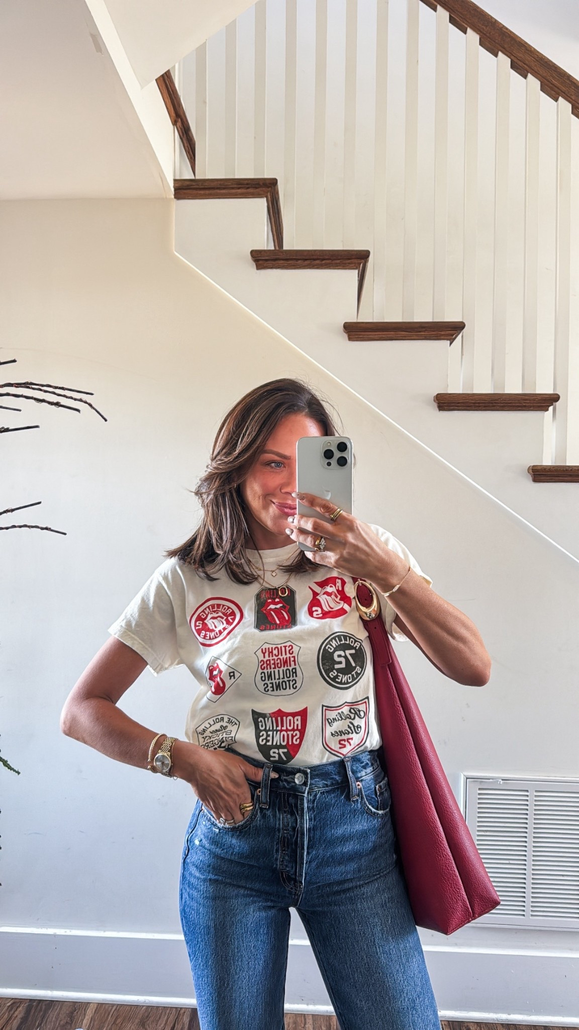 Casual cute denim graphic tee outfit! 

#LTKPetite #LTKSaleAlert #LTKgrwm