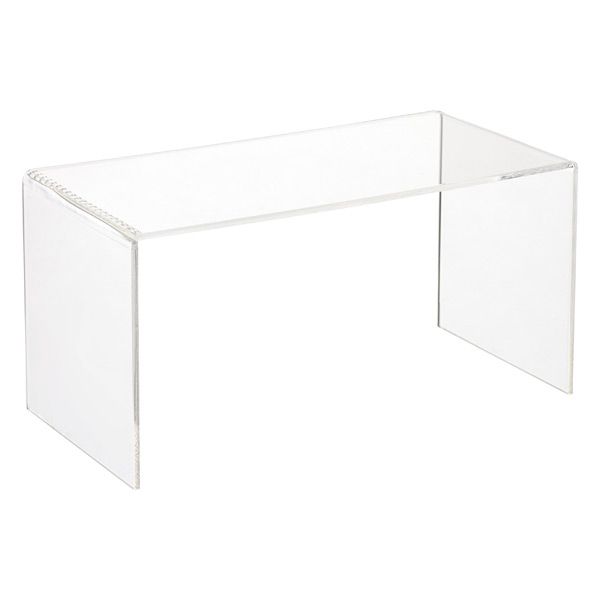 Rectangular Acrylic Riser | The Container Store