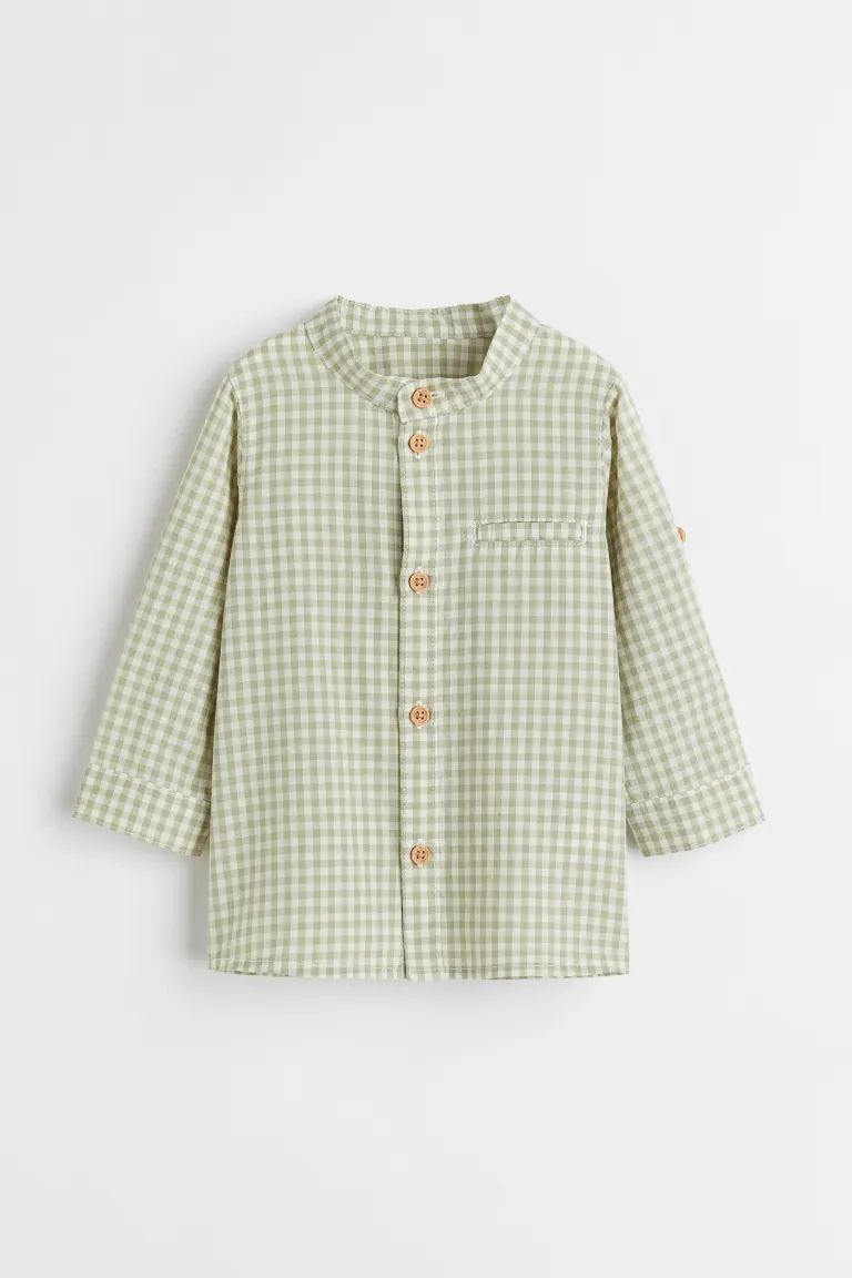 Band-collar Shirt | H&M (US + CA)