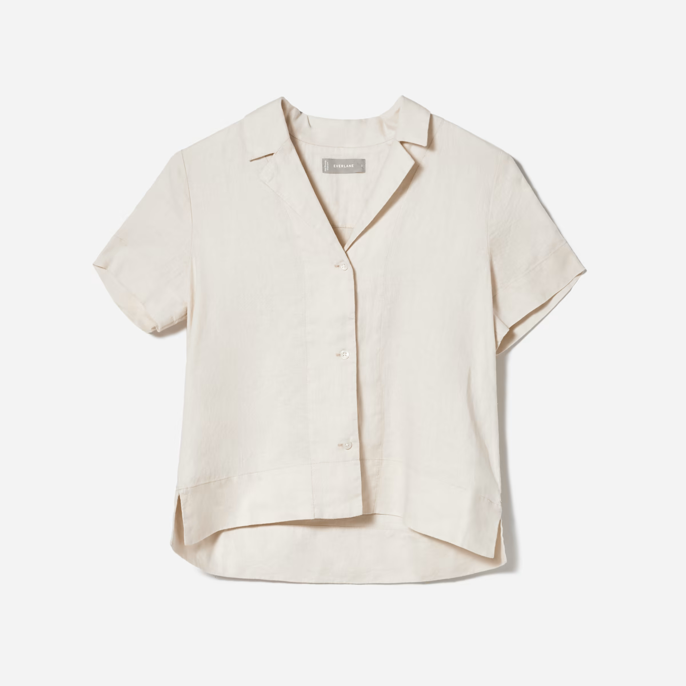 The Linen Notch Short-Sleeve Shirt | Everlane